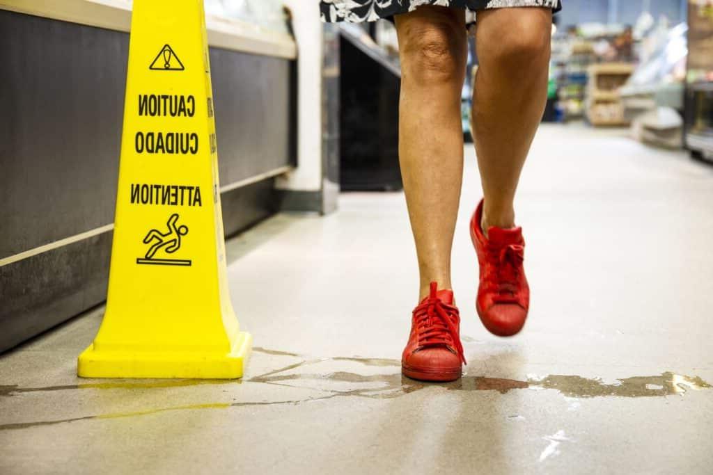 How “Wet Floor” Signs Impact a Slip and Fall Accident Case